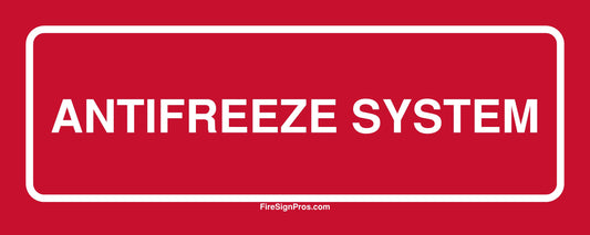 Anti-Freeze System